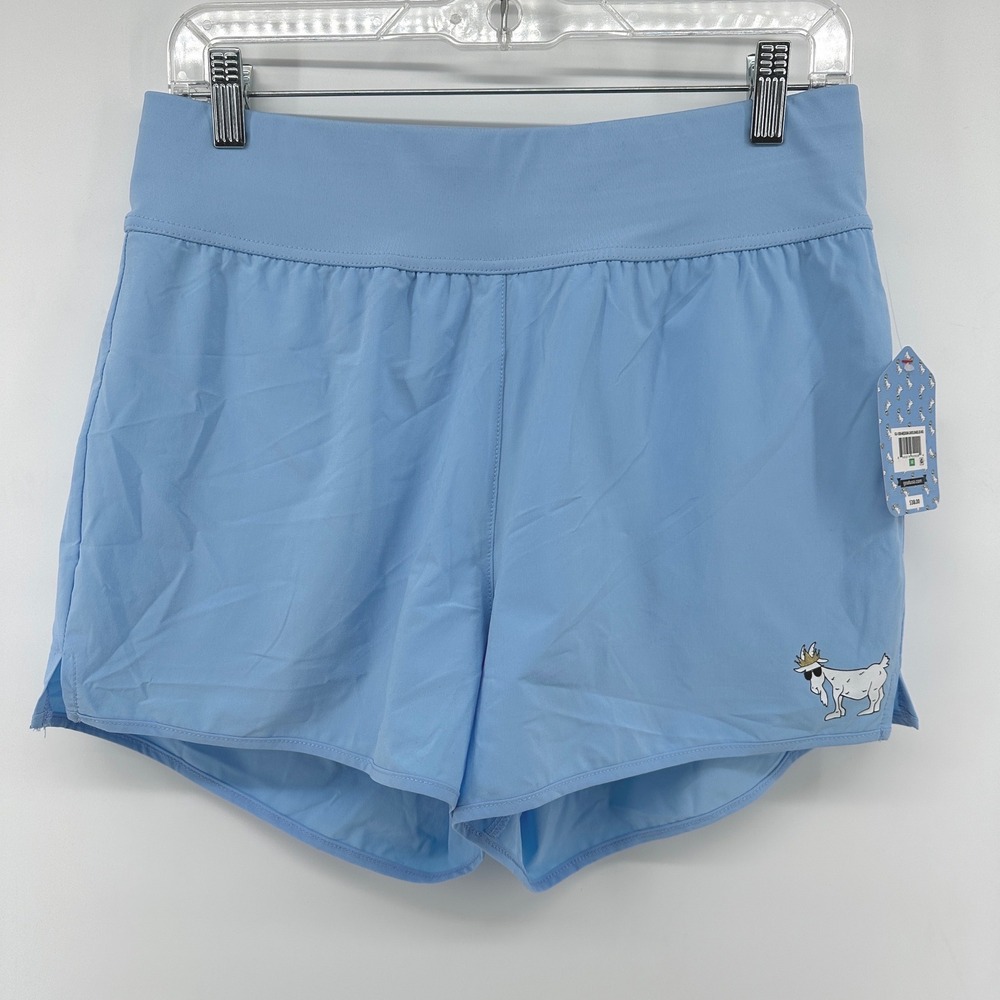 GOAT USA Womens Athletic Shorts Carolina Blue Size Medium GU-1509 NWT